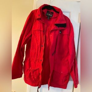 LL Bean rain jacket